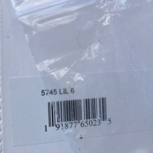 Mac Duggal 5745 Sequined Faux Wrap Cut out Gown Size 6 Lilac NWT - Picture 10 of 10